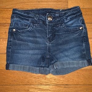 Justice slim denim shorts